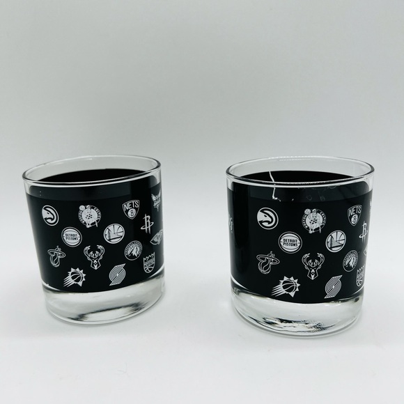 JACK DANIEL’S SET OF 2 NBA HIGHBALL GLASSES - Picture 2 of 14